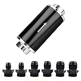 EVIL ENERGY Inline Fuel Filter 100 Micron with 6AN
