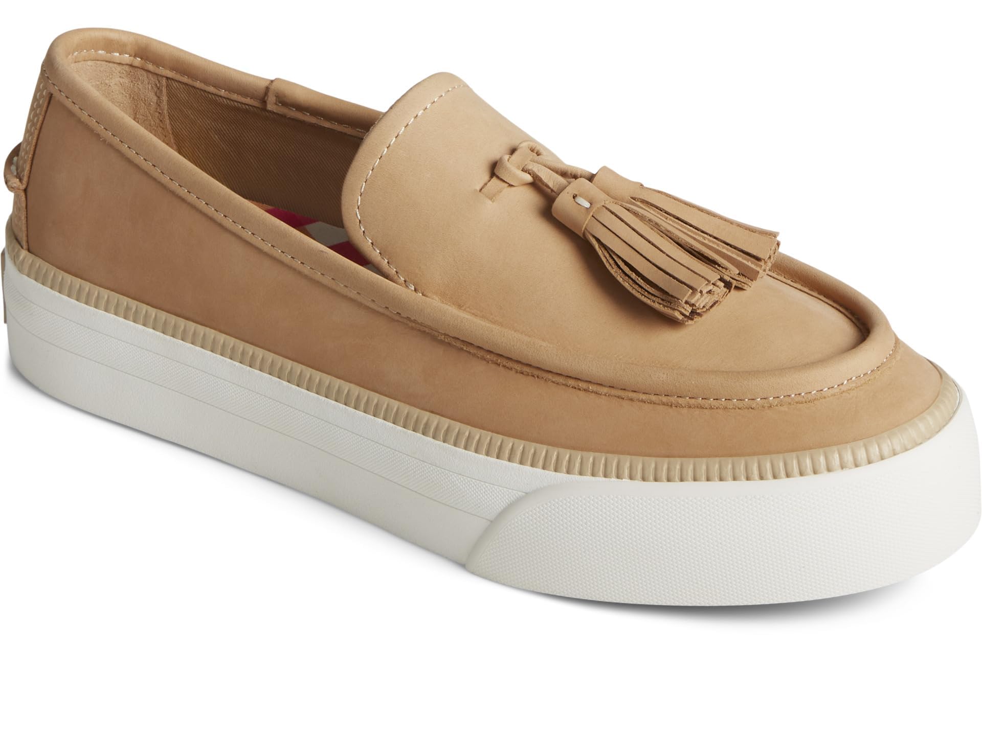 Sperry Mens Shoes Women’s Sea Sailor Platform, TAN, 10 Wide