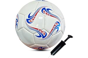 ABAJI Soccer Ball Size 3 4 5 Practice Training Balls Gift Thicker Leather Anti Exploded Indoor Outdoor Come with Pump Needle