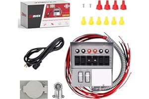31406CWK Generator Pro/Tran Transfer Switch Kit,30 Amp 6-Circuit,7500 Watts - Gray