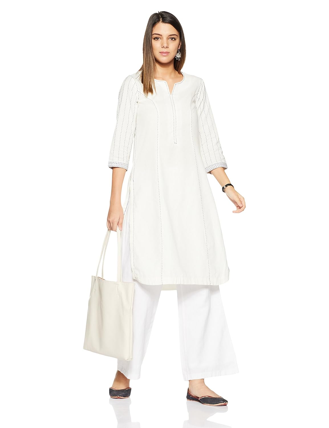biba women's straight kurta