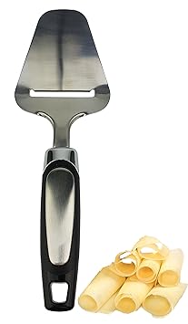 KÄSEHOBEL aus Edelstahl: Käsereibe für dünne scheiben, Käseschneider fein, Küchenhelfer Käsemesser Parmesanschneider Käsescha