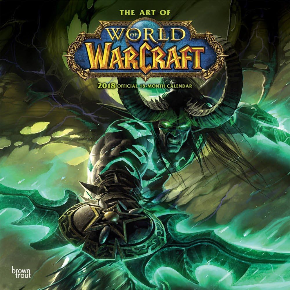 Amazon World Of Warcraft Wall Calendar WoW 2018 CHEAPEST jg 