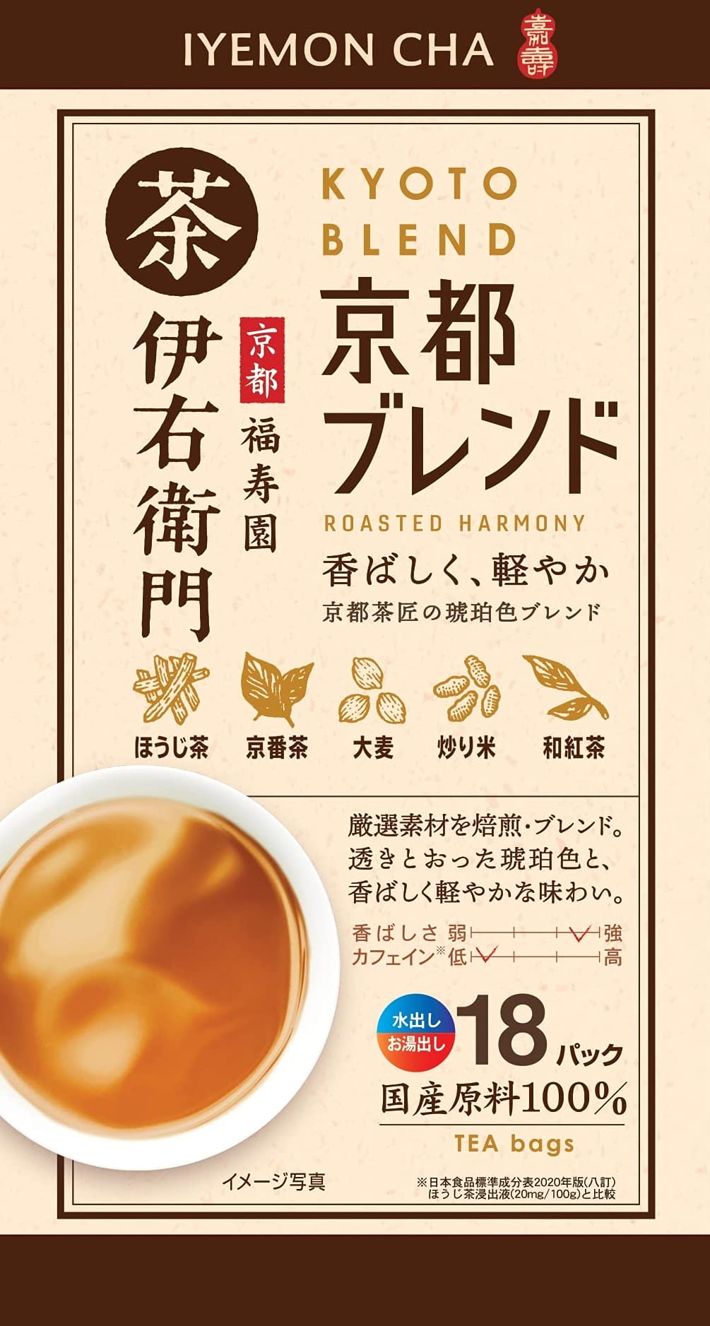 伊右衛門 京都ブレンド (8g×18p)×2個商品画像