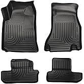 Husky Liners Weatherbeater Floor Mats | Fits 2008-2010 Dodge Challenger | Front & 2nd Row, 4-pc Black - 98021