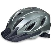 XIFENGRID Bike Helmet Adult Men,Head Safety Protection,Fit 57-61cm,Titanium | Adjustable Dial &amp; Straps, Visor, Removable Liner, 15 Vents, Certified Safety Bicycle Helmet, Road Cycling Helmet for Adult