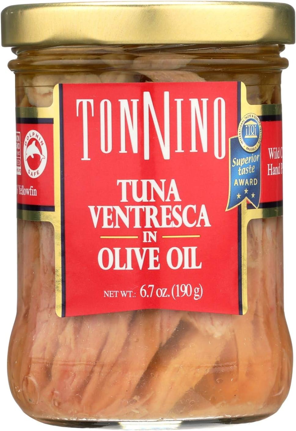 Tonnino Tuna Ventresca Olive Oil Case of 6 6.7 oz