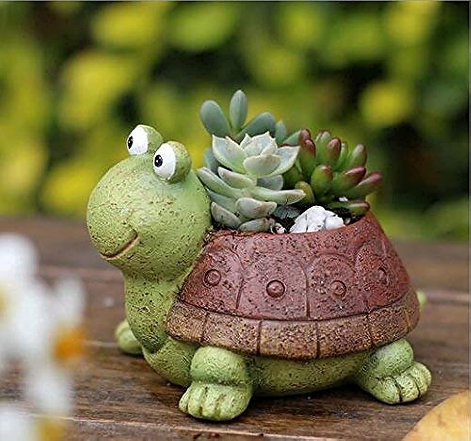 Binoster Plant Pots, Cute Animal Shaped Cartoon Succulent Vase Flower Pots,Container,Home Decoration Planter Pots,Desk Mini Ornament (Tortoise)