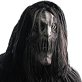 PJMarts Mouthless scary ghost Halloween mask, zombie demon Creepiest Latex scary mask