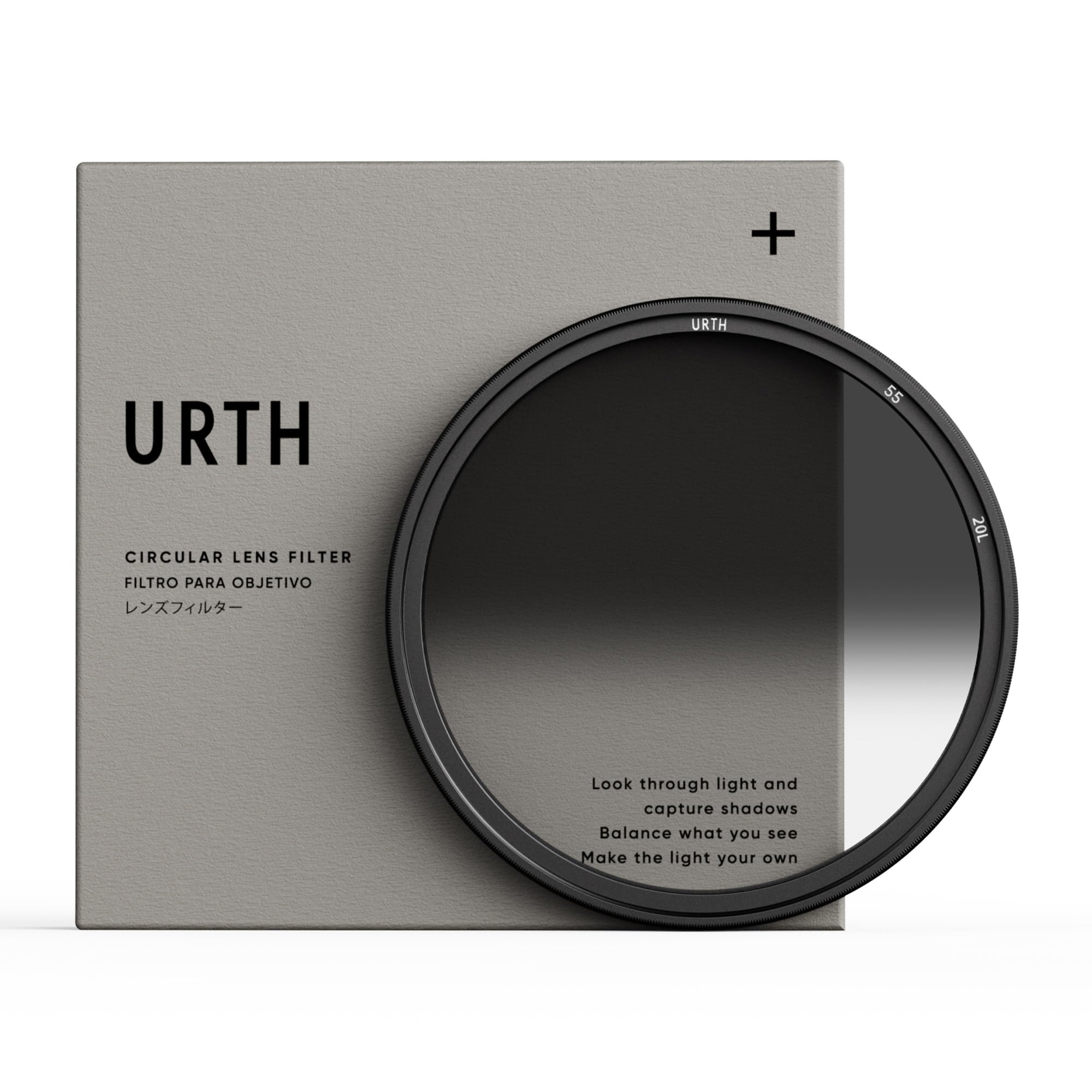 Urth 55mm Hard Graduated ND8 Lens Filter (Plus+)