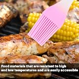 Dyzoxa 6pc Silicone Pastry Brush Set Heat Resistant Basting Grill Cooking BBQ view 5