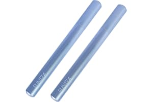 ADOTBLOB CNC Aluminum Cigar Tube 2 Pack, Travel-Friendly Waterproof Airtight Container.Light and Strong - Sliver