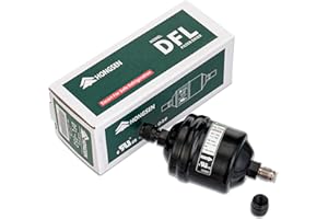 HONG SEN DFL-052 Refrigerant Filter Drier 1/4'' Threaded Connection, Compatible with CFC, HCFC, HFC Refrigerants – Fits 1-5 Ton HVAC & Refrigeration Systems