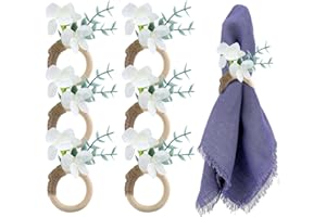 Elegant Napkin Rings Napkins Ring Anneau Serviette De Table Boho Buckles Table Decor Bands Set of 6 for Wedding Thanksgiving 