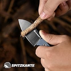 SPITZKANTE 5.5" Tactical Neck Knife P-DA, Mini EDC