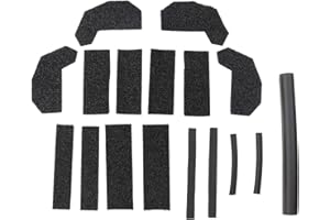 HNEEKYR Hard Top Removable Seal Kit, Foam Blocker Compatible with 2007-2017 Jeep Wrangler JK and Wrangler JK Unlimited Replaces 68026937AB 17 Pcs Black