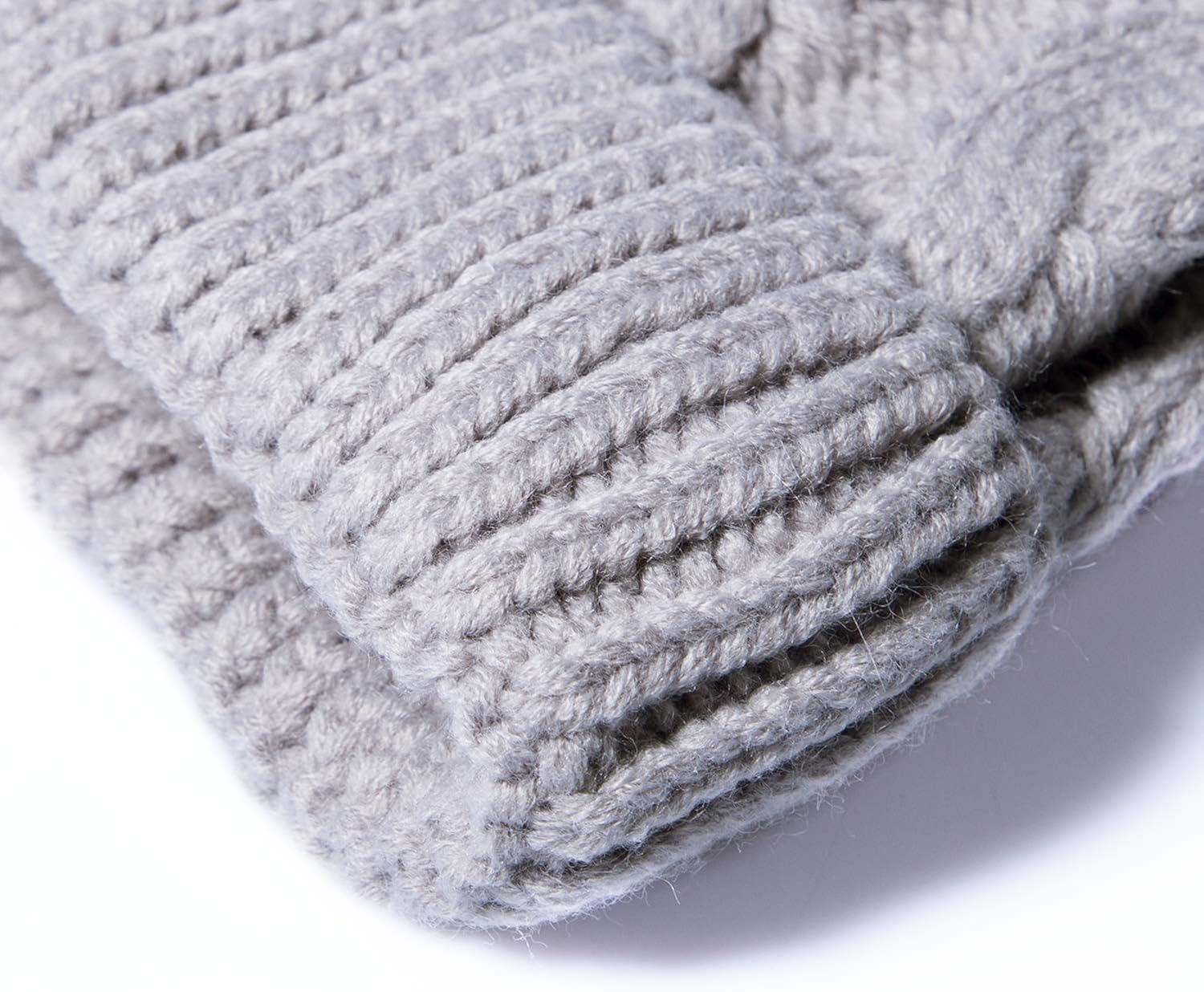 1-2 Pack Toddler Kids Winter Warm Fleece Lined Beanie Hats for Boys and Girls Crochet Hairball Knit Cap (1-6 Years): Clothing