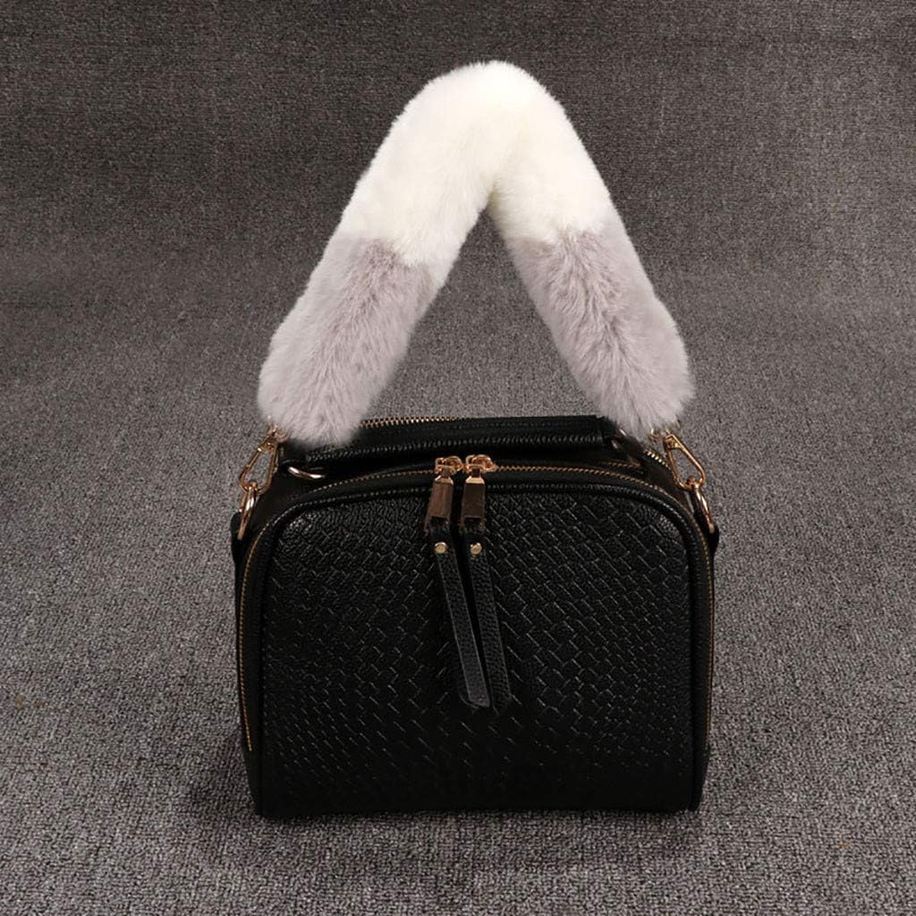 faux fur bag strap