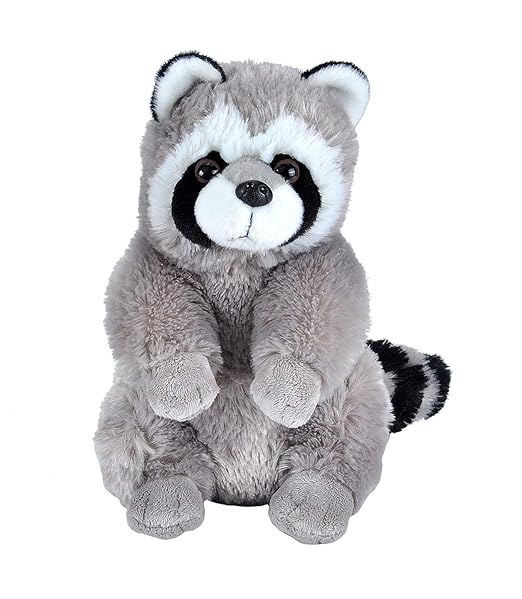 Wild Republic 10943 Plüsch Waschbär, Cuddlekins Kuscheltier, Plüschtier, 30cm