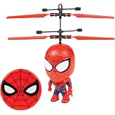 Marvel Spider-Man Big Head Helicopter Toy, Motion Sensing, Hand-Controlled | Impact-Resistant Body Supports Indoor or Outdoor Hover Play, Built-In USB Rechargeable Battery Keeps Playtime Going, Ages 6+