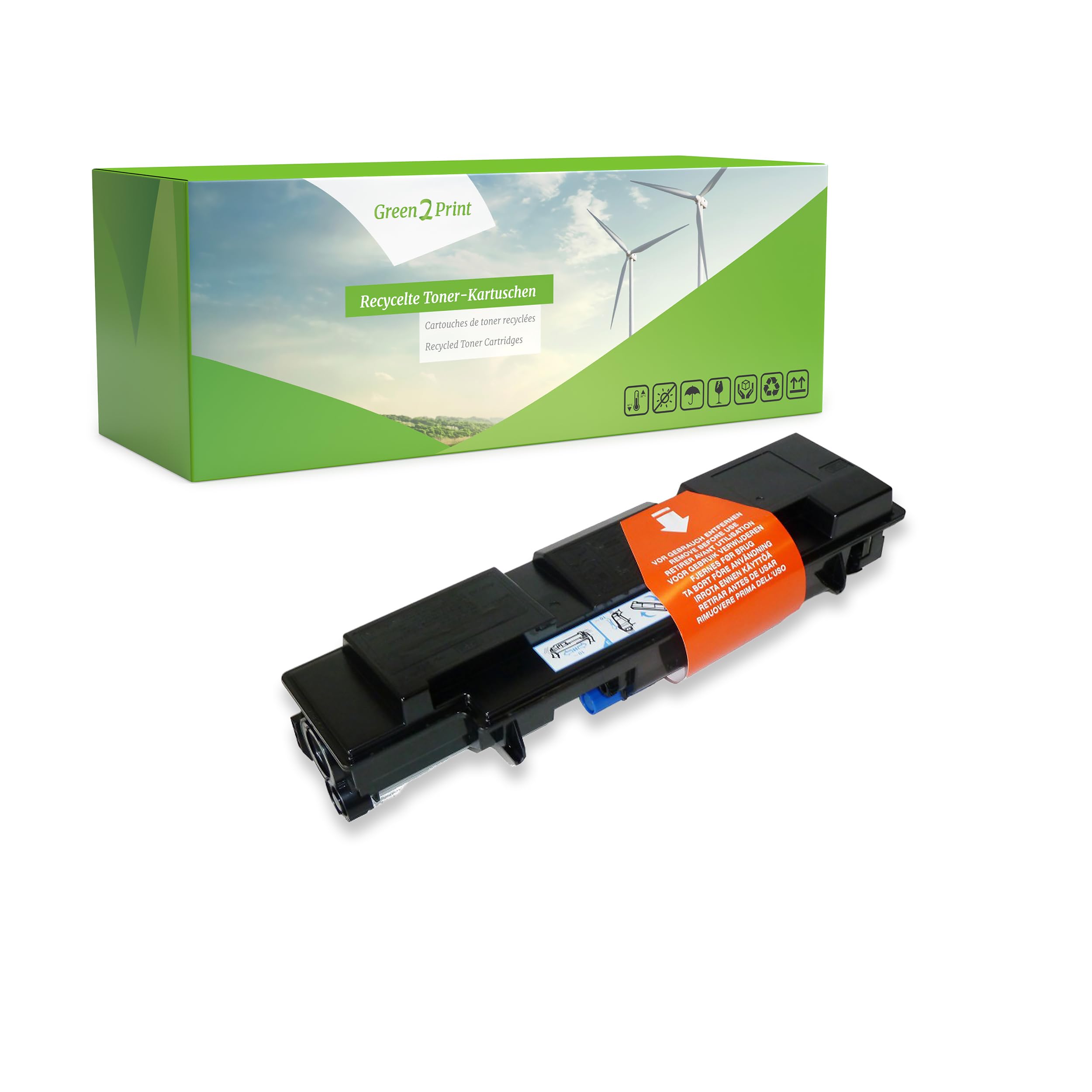 Green2Print Toner black 15000 pages replaces Kyocera TK-440, 0T2F70EU Toner cartridge for Kyocera FS6950DN