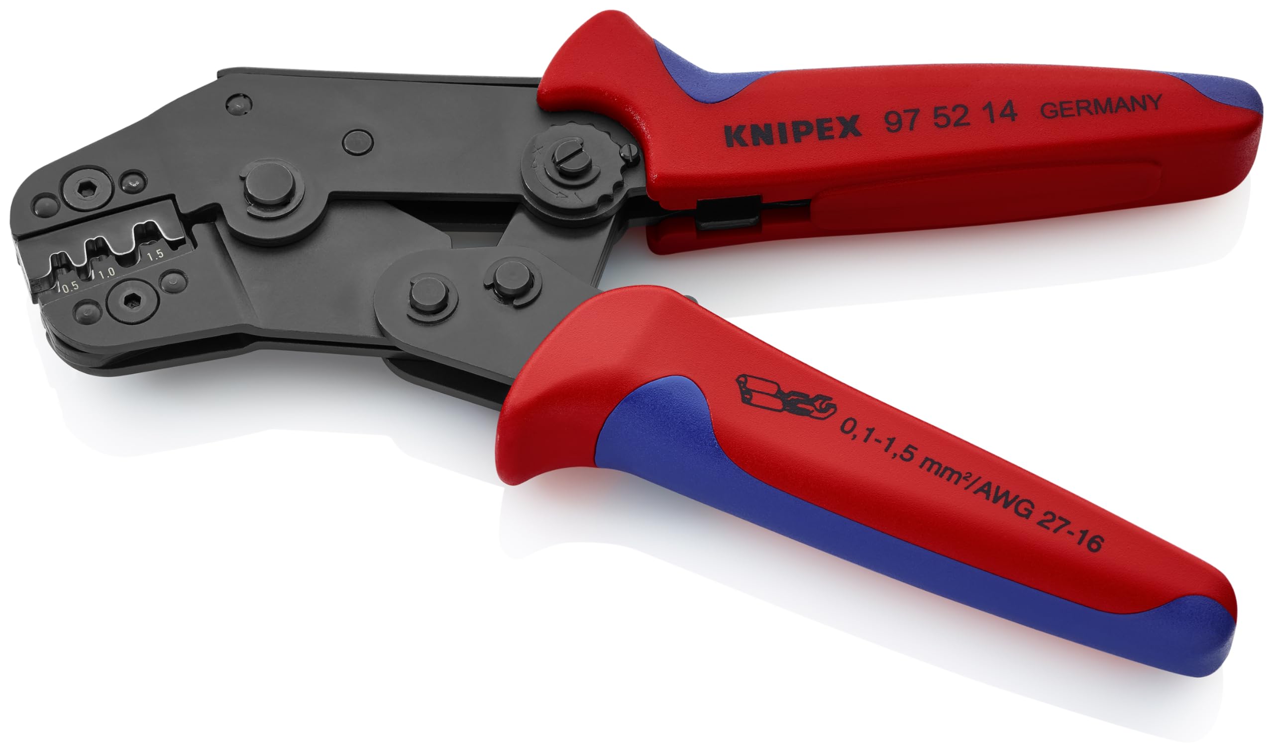 KNIPEX Crimpzange für nicht isolierte offene Steckverbinder 3