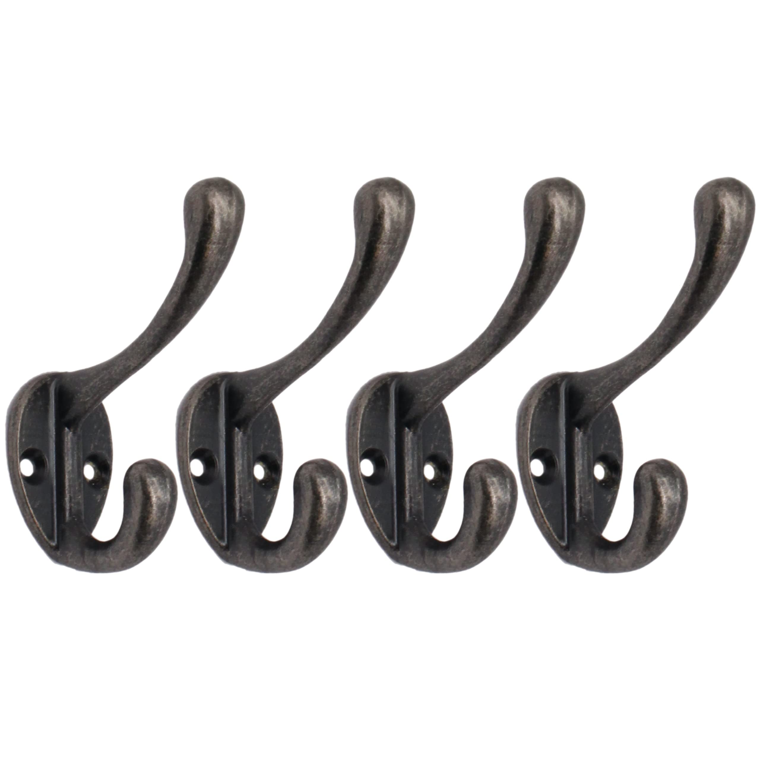 EAI Hat Coat & Robe Hook - Antique Pewter - Pack of 4