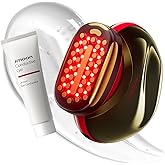 JMOON Microcurrent Facial Device, M30U Red Light Therapy for Face, Safe Anti Aging Skin Care, 4 Modes, 5 Energy Levels for Full Face Lift and Ideal for Smile Lines, Eyes, and Forehead (Red)