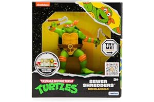 Teenage Mutant Ninja Turtles 5" Sewer Shredders Classic Edition Michelangelo Ages 3+ Shredding Action Figure