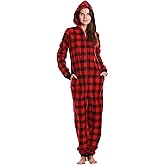 Just Love Printed Flannel Adult Onesie/Pajamas