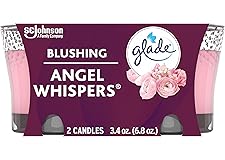 Glade Candle Jar, Air Freshener, Angel Whispers, 3.4 oz, 2 pack