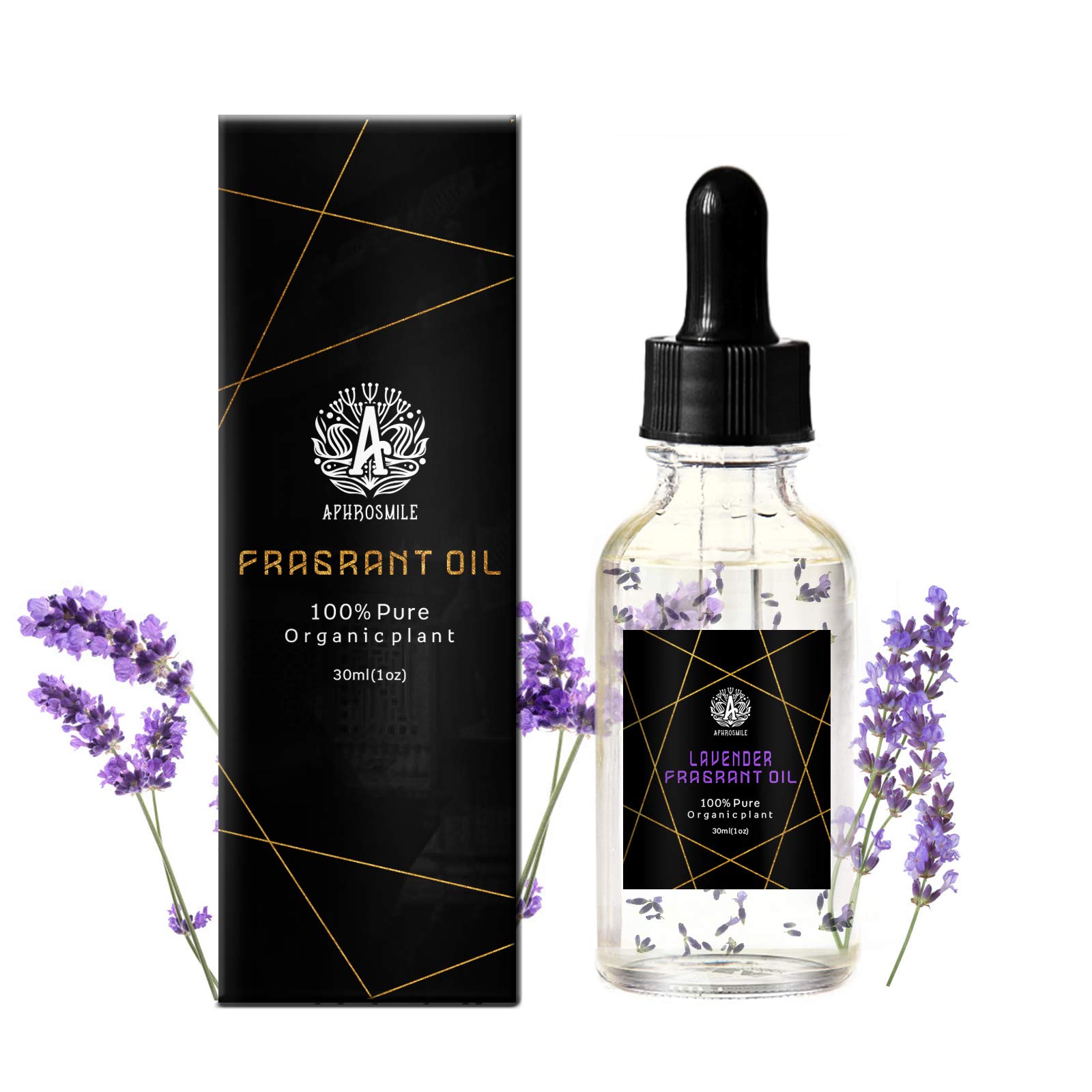 Lavender Fragrance Oil for Massage, 1oz Lavender Perfume Oil for Skin, 30ml Lavender Scented Oil for Body