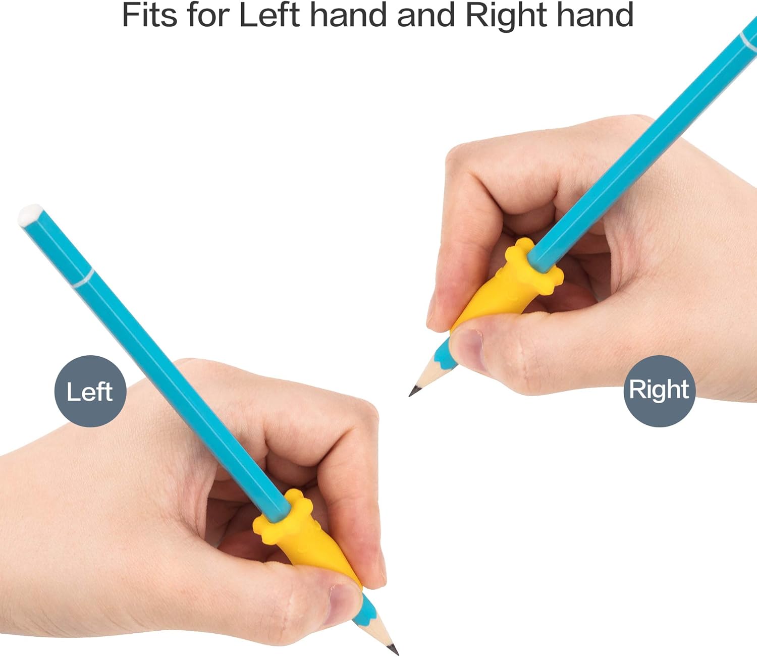 Deli Pencil Grips for Kids Handwriting, Writing Aids Grip Posture Correction Tool for Kids Preschool, Octopus Design, 4 Pack : Office Products