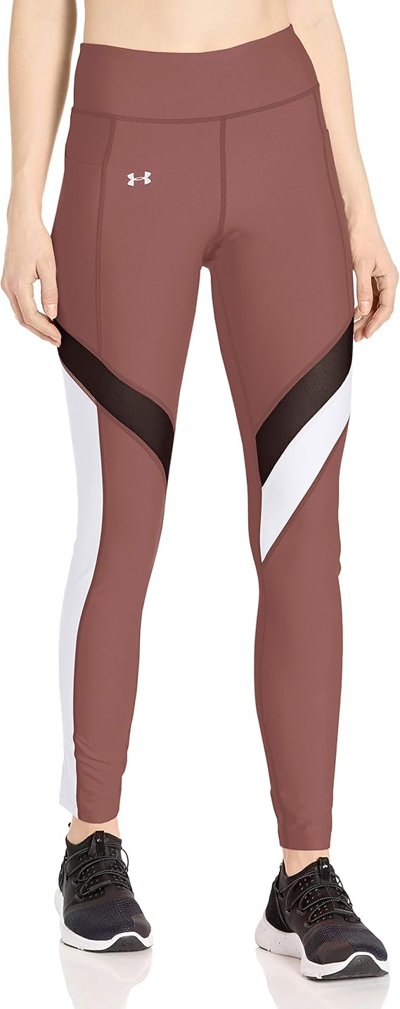 pink and black under armour leggings