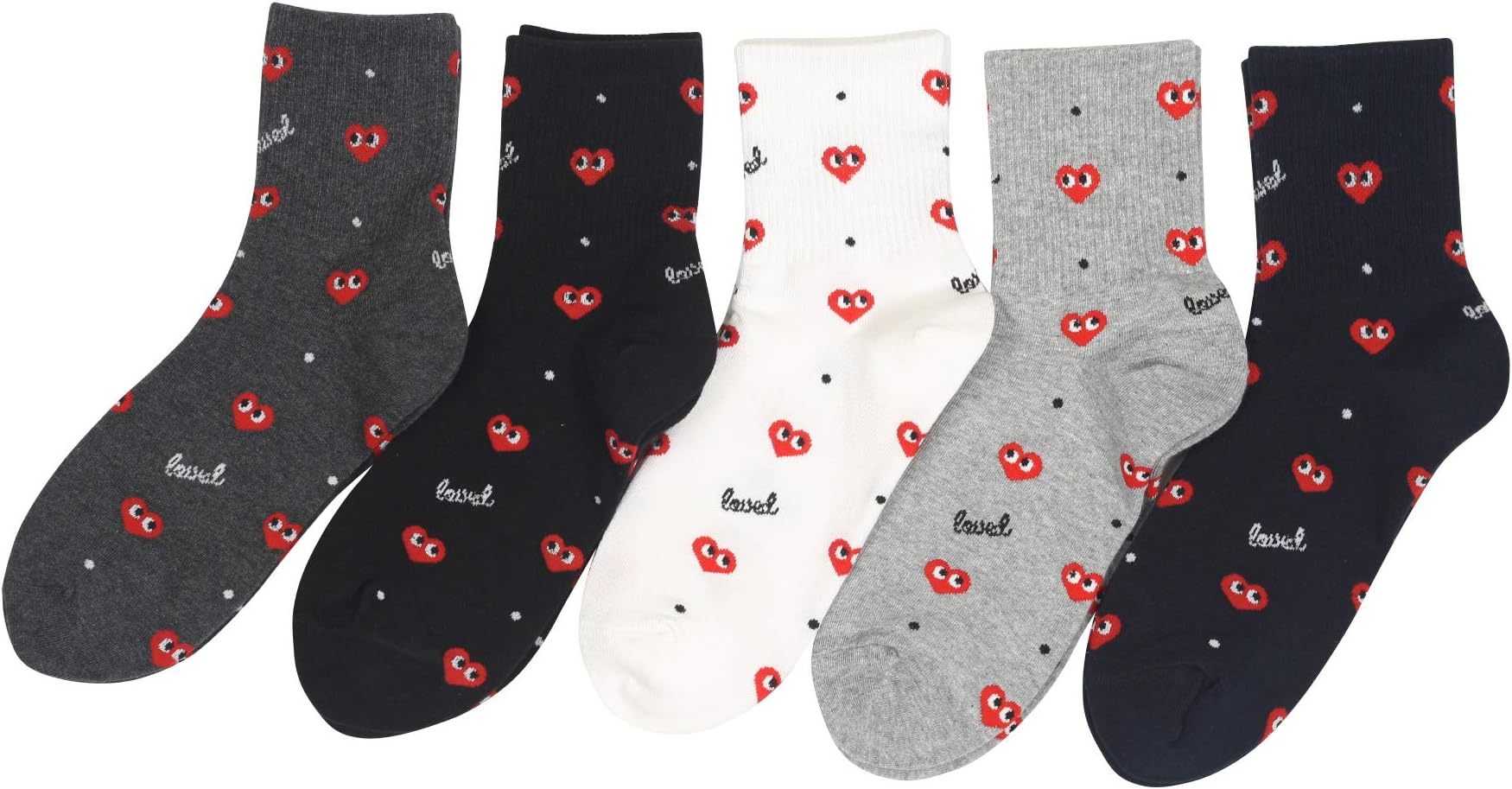 Women's Cool Animal Fun Crazy Socks (Pit a Pat 5 Pairs)