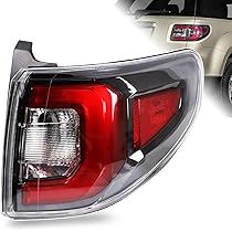 Lámpara Freno GMC Luz LED Trasera Izquierda Para GMC Sierra 1500 2016-2018 - Lámpara De Frenos Y Direccional LED Trasero Sierra 1500