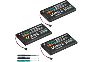 Uwayor 3 Pack Joy Con Battery Replacement, HAC-006 Battery for Nintendo Switch Joy-Con HAC-015 HAC-016 Left & Right Controller, Joycon Replacement Batteries with Tools