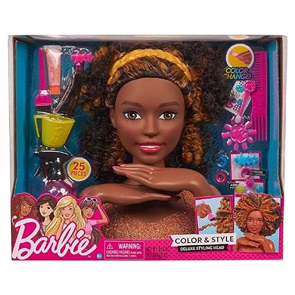 african american styling doll head