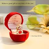 ERWEI Crystal Bear Gift Box for Mum Crystal Figurine 6cm Mom Gift view 2