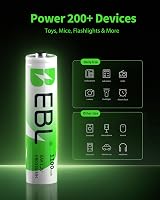 EBL AAA 1100mAh Rechargeable NiMH Batteries 8 Pack Ready2Charge view 8