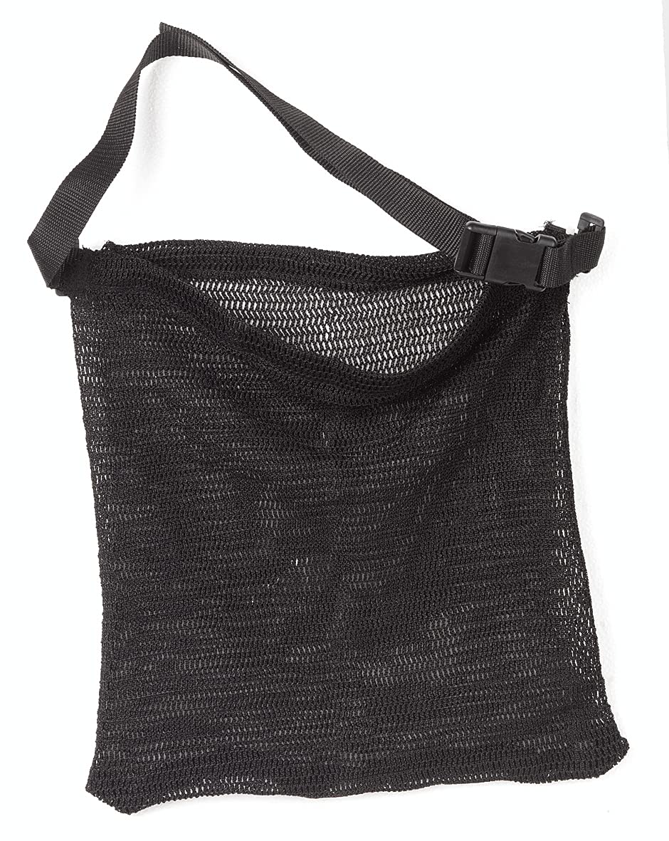 SALVIMAR Unisex adult nylon net for fish bag, black, std