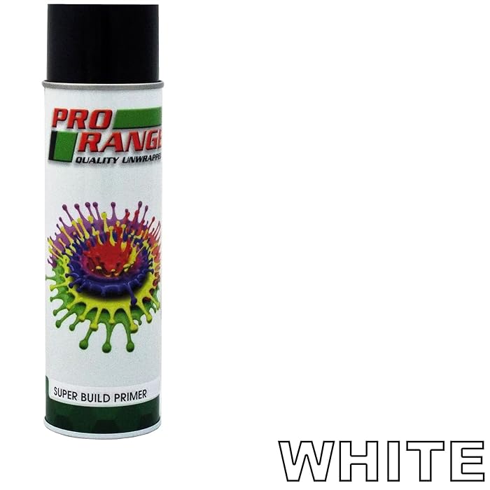 Buy Pro Range 500ml WHITE High Build Primer Filler Spray Aerosol Can