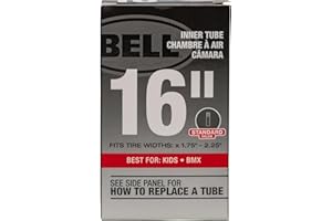 Bell 16-Inch Universal Inner Tube, Width Fit Range 1.75-Inch to 2.25-Inch, Black