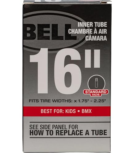 Laxzo 16 Inch Bike Inner Tubes 2 Pack – 1.5-2.2 Width, Schrader Valve