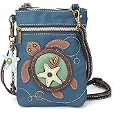 CHALA Crossbody RFID Cell Phone Purse - Women Nylon/Faux Leather Multicolor Handbag with Adjustable Strap Venture