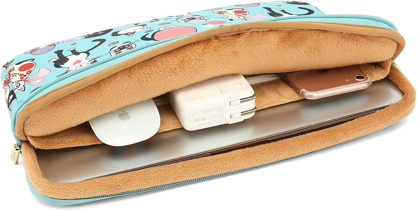 KAYOND Nylon Fabric 14 inch laptop sleeve, for 14.1 Inch Notebook Computer and Macbook pro 15.4 (A1707 A1990) - Image 3
