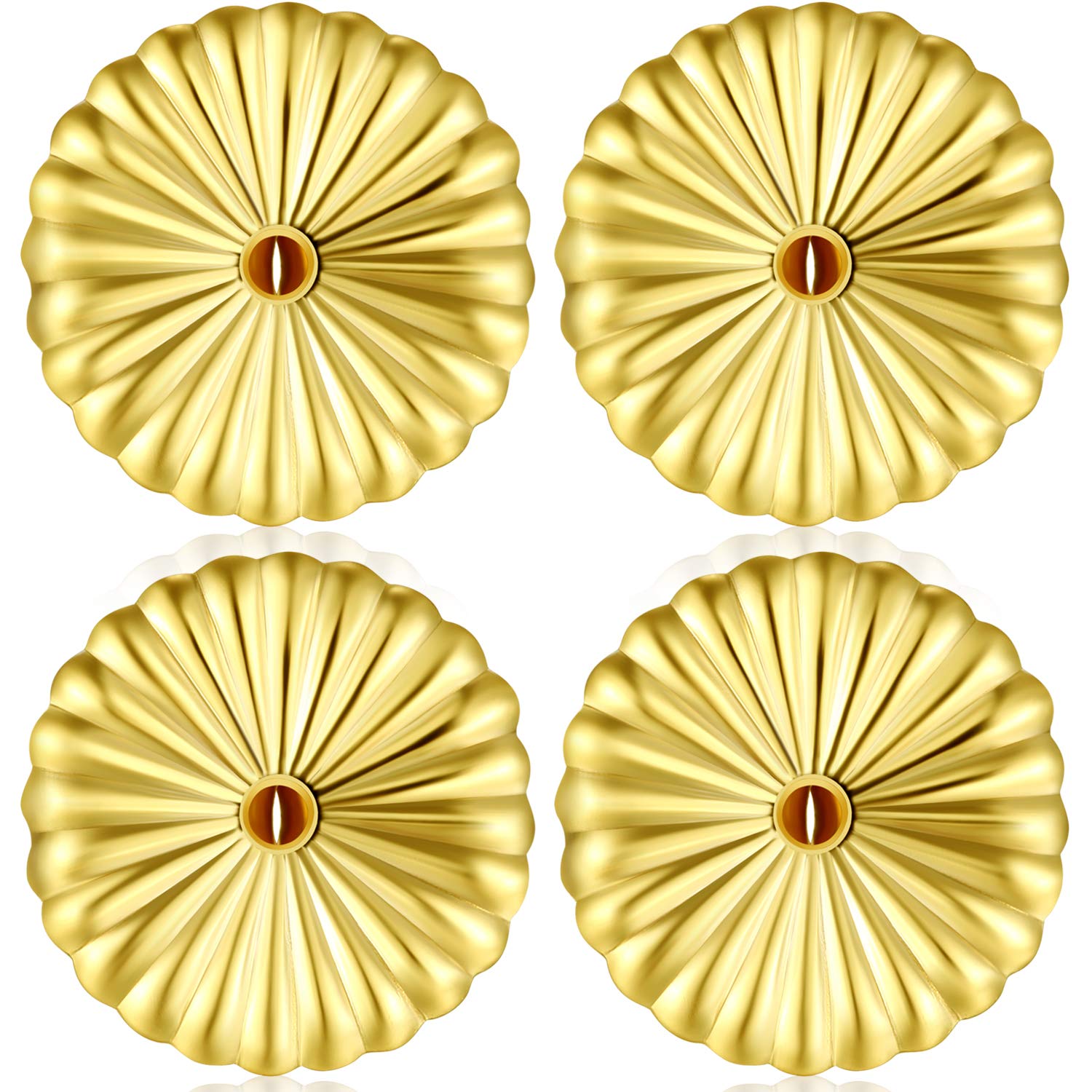 Earring Backs Gold Stud earring backs Locking Secure Earring Backs for Studs Sterling Silver Hypoallergenic Secure Earring Backs Safety Tight Universal Earring Backs La Pousette Flat Earring Backs