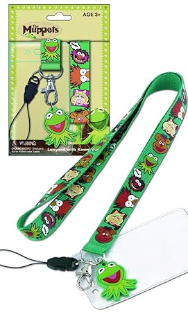 The Muppets Kermit Head Lanyard