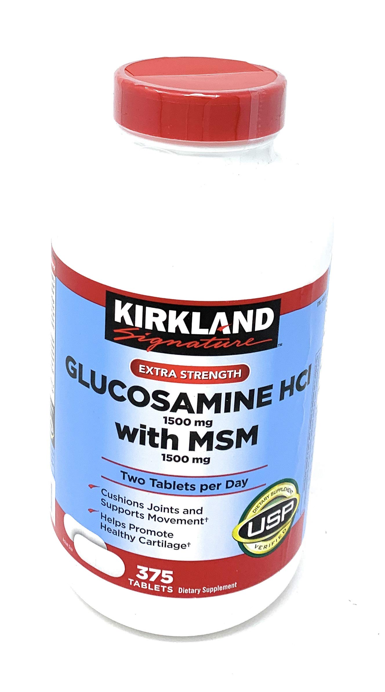 KIRKLAND Signature Glucosamine with MSM, 375 Tablets