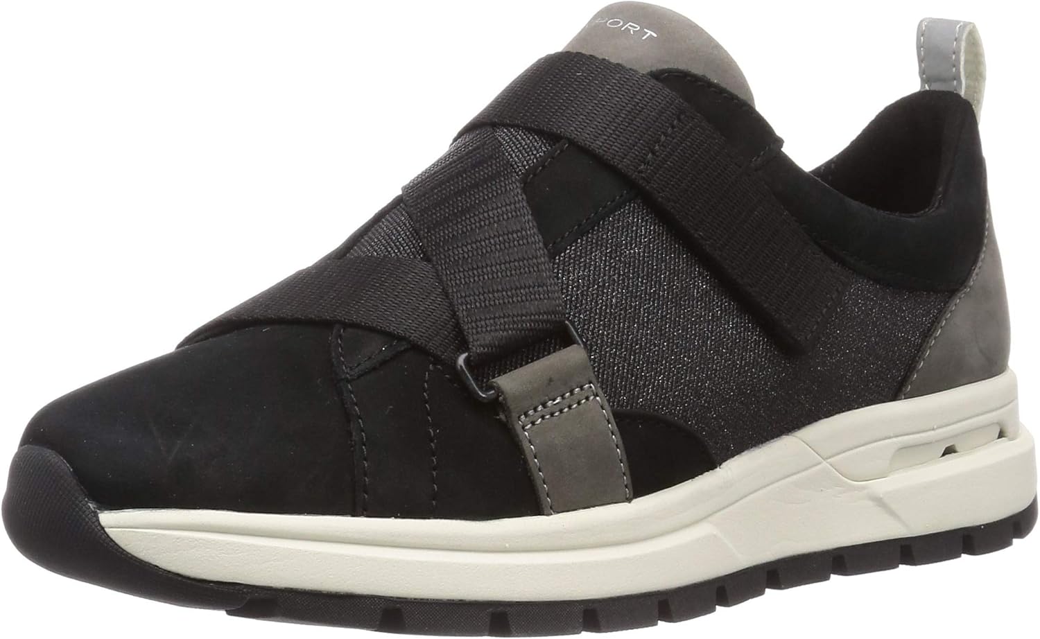 【ロックポート】パルステック ウィメンズ スニーカー Z-ストラップ ブラック